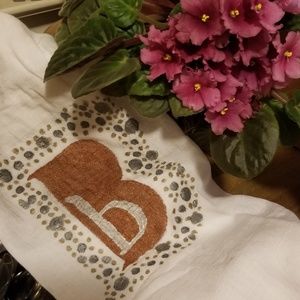 Hand painted personalized tea towels
